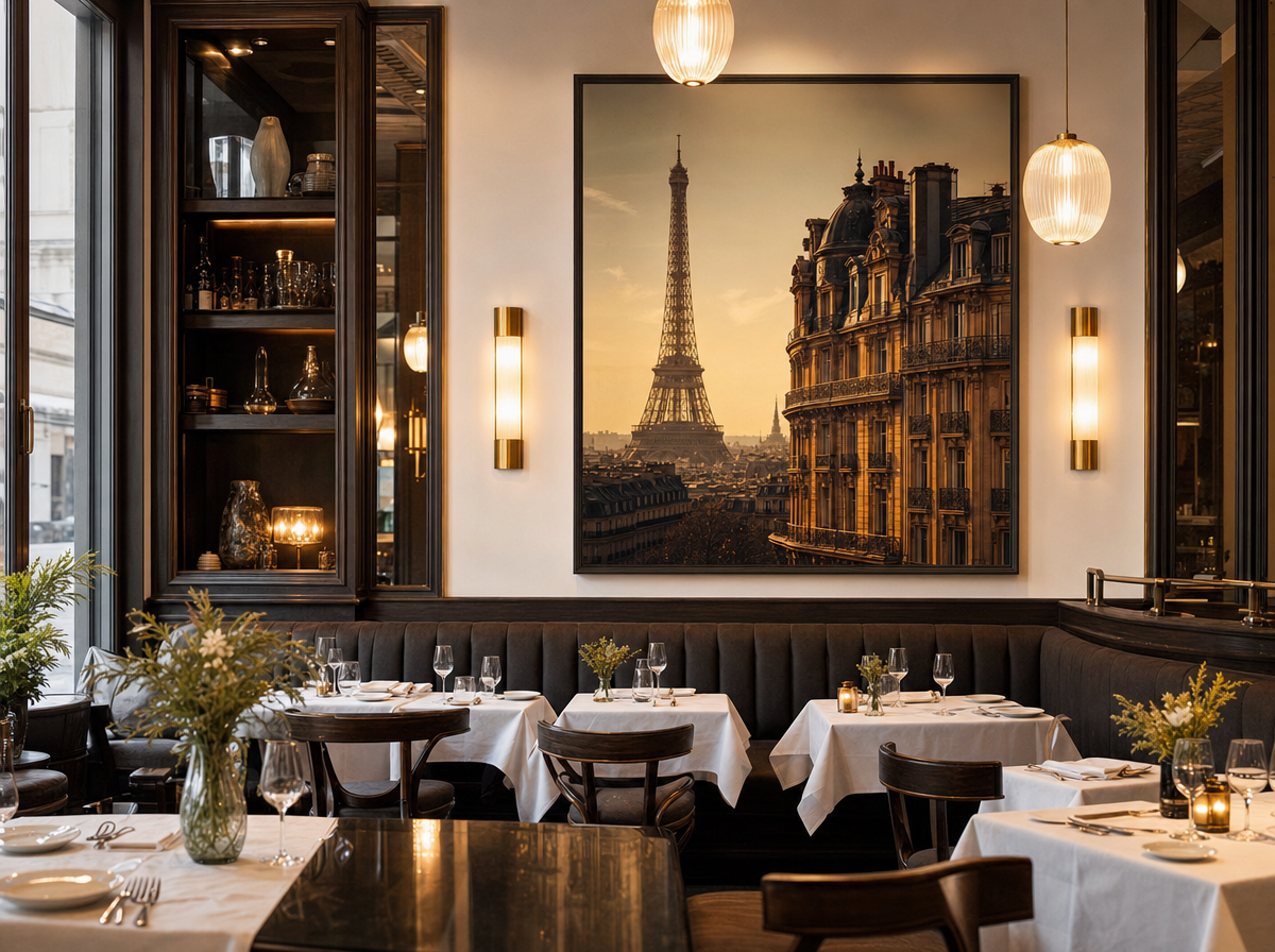 Tirage encadré — Restaurant
