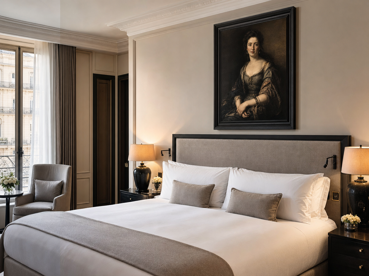 Tirage encadré — Suites & chambres